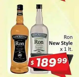 Gomez Pardo Ron New Style x 1lt. oferta