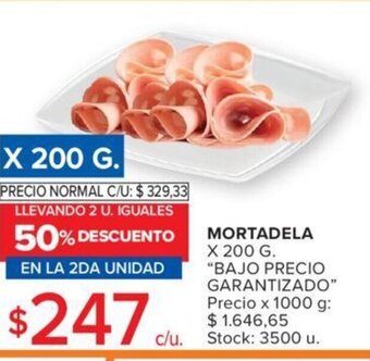 Carrefour Mortadela x 200g Bajo Precio Garantizado oferta