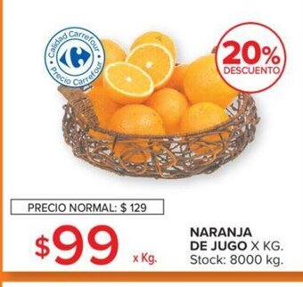 Carrefour Naranja De Jugo xkg oferta