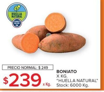 Carrefour Boniato x kg Huella Natural oferta