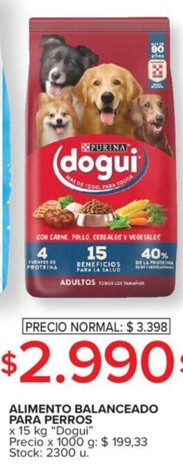 Carrefour Alimento Balanceado Para Perros oferta