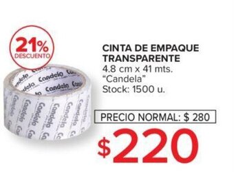 Carrefour Cinta de Empaque Transparente oferta