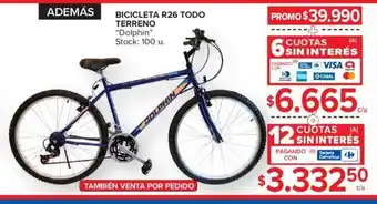 Carrefour Bicicleta R26 Todo Terreno oferta