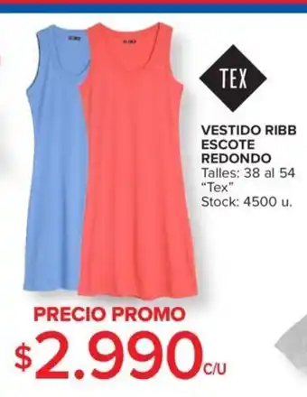 Carrefour Vestido Ribb Escote Redondo oferta