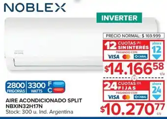 Carrefour Aire Acondicionado Split NBXIN32H17N oferta