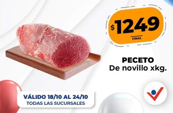 Supermayorista Vital Peceto De Novillo x kg oferta