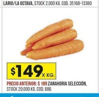 Coto Zanahoria Selección oferta