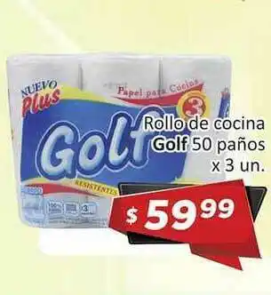 Rollo De Cocina Gold 50 Paños x 3 un.
