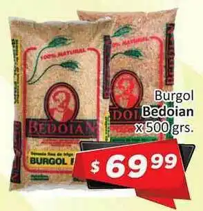 Gomez Pardo Burgol Bedoian x 500grs. oferta