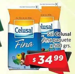 Gomez Pardo Sal Celusal Fina x 500grs. oferta