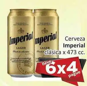 Gomez Pardo Imperial Cerveza x 473 cc. oferta