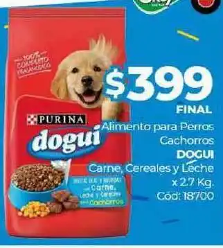 Diarco Alimento Para Perros Cachorros Dogui Carne Cereales Y Leche x 2.7 kg oferta