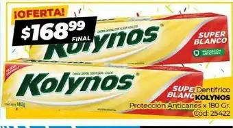 Diarco Dentífrico Kolynos Protección Anticaries x 180gr. oferta