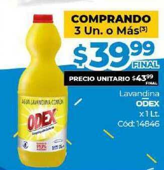 Diarco Odex Lavandina x 1 Lt. oferta