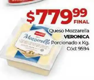 Diarco Veronica Queso Mozzarella Porcionado oferta