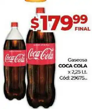 Diarco Coca Cola Gaseosa x 2,25 Lt. oferta
