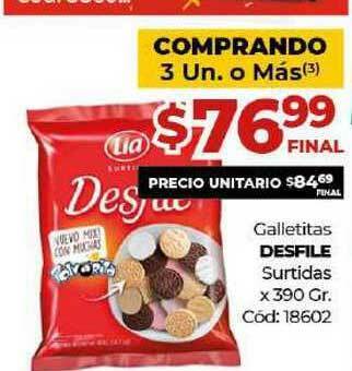 Diarco Desfile Galletitas Surtidas x 390gr. oferta