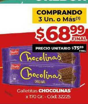 Diarco Galletitas Chocolinas x 170gr oferta