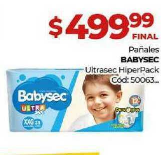 Diarco Babysec Pañales Ultrasec Hiperpack oferta