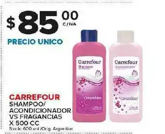 Carrefour Maxi Carrefour Shampoo-Acondicionador VS Fragancias X 500 CC oferta