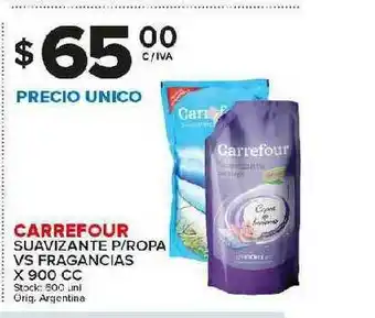 Carrefour Maxi Carrefour Suavizante P-Ropa VS Fragancias X 900 CC oferta