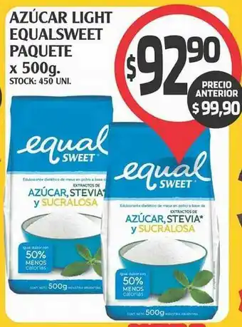 Supermercados Malambo Azúcar Light Equalsweet Paquete x 500g. oferta