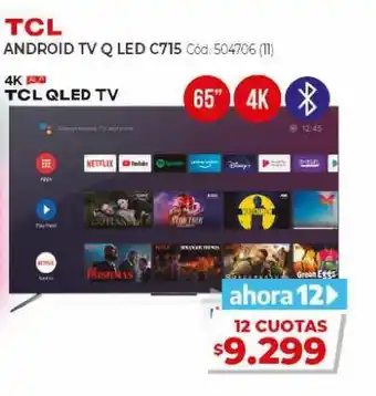 Naldo Lombardi TCL Android Tv Q Led C715 oferta