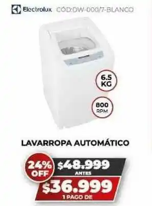 Novogar Electrolux Lavarropa Automático oferta