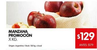 Disco Manzana Promoción oferta
