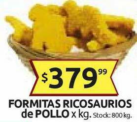 Cordiez Formitas Ricosaurios De Pollo oferta
