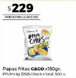 Disco Papas fritas cuisine & co x 150g oferta