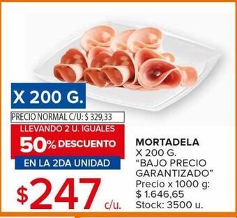 Carrefour Mortadela x 200g oferta