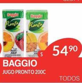 Masivos Baggio jugo pronto 200c oferta