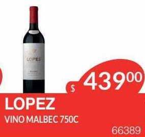Masivos Lopez vino malbec oferta