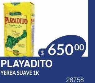 Masivos Playadito yerba suave 1k oferta