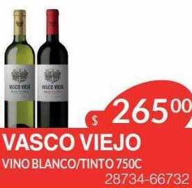 Masivos Vasco viejo vino blanco tinto oferta