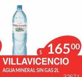 Masivos Villavicencio agua mineral sin gas 2l oferta