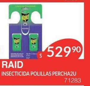Masivos Raid insecticida polillas percha oferta