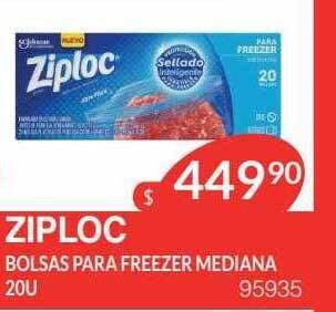 Masivos Ziploc bolsas para freezer mediana oferta