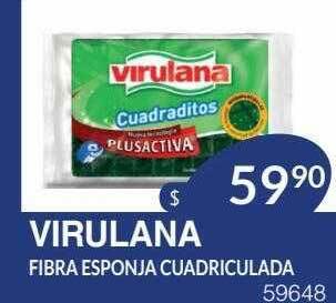 Masivos Virulana fibra esponja cuadriculada oferta