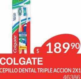 Masivos Colgate cepillo dental triple accion oferta