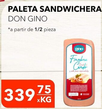 El Milagro Mayorista Paleta Sandwichera Don Gino oferta