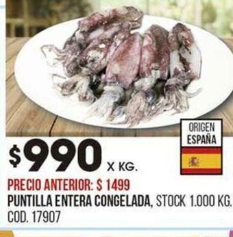 Coto Puntilla Entera Congelada oferta