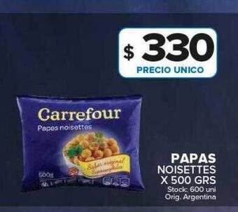 Carrefour Maxi Papas noisettes x 500 grs oferta