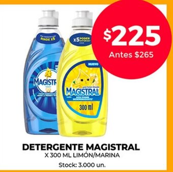 Supermercados Tadicor Detergente Magistral oferta