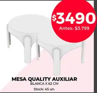 Supermercados Tadicor Mesa Quality Auxiliar oferta