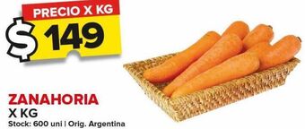 Carrefour Zanahoria x kg oferta