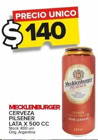 Carrefour Cerveza mecklenburger x 500cc oferta