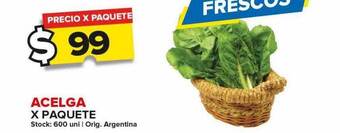 Carrefour Maxi Acelga x paquete oferta