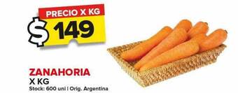 Carrefour Maxi Zanahoria x kg oferta